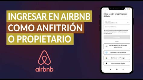 airbnb anfitrión entrar.